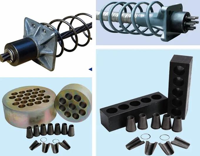 預應力張拉中關鍵構件的作用解析 錨具、夾具、錨墊板與螺旋筋